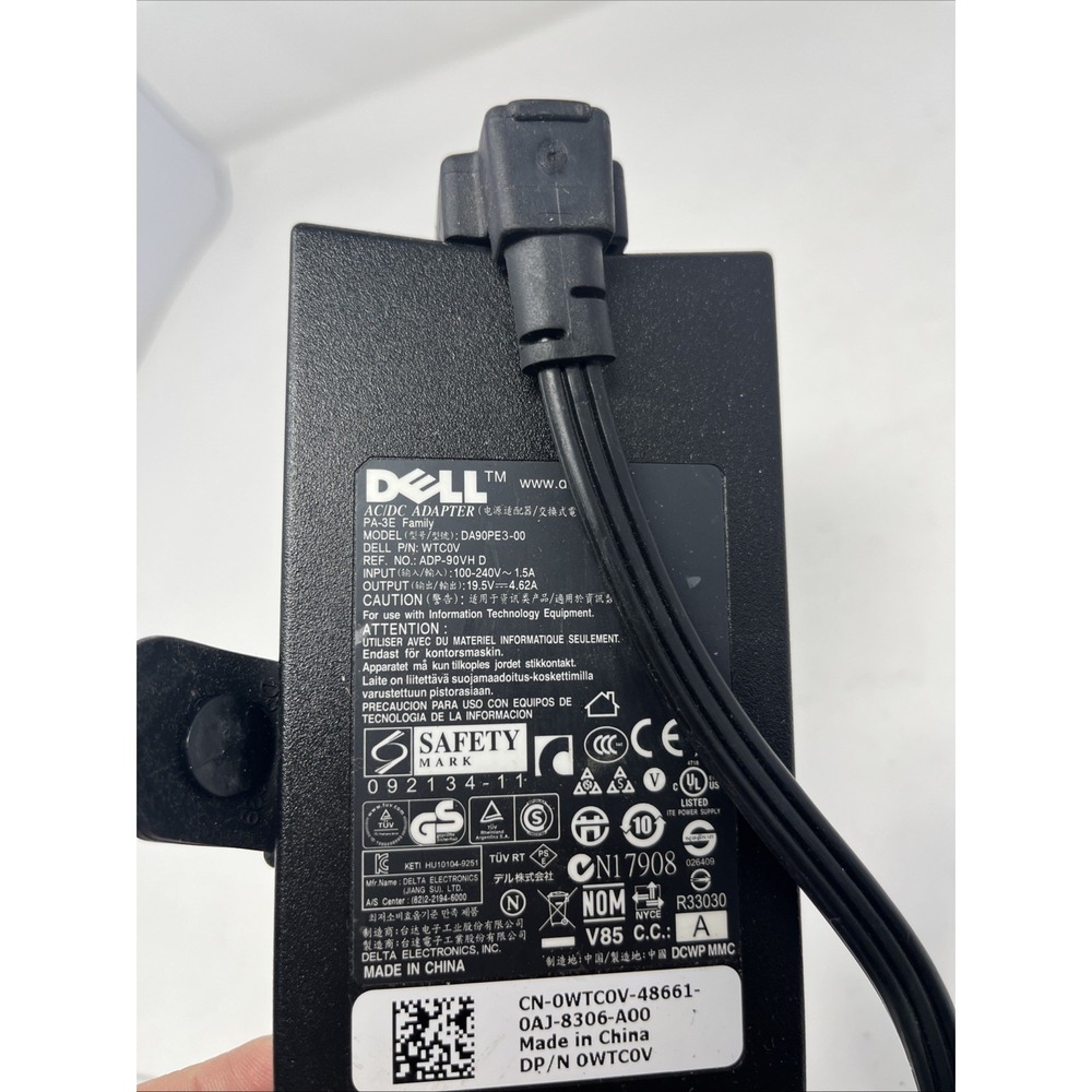 DELL DA90PE3-00 ADAPTER POWER SUPPLY AC ADAPTER Charger‎ Power Cord